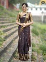Coffee Brown Saree