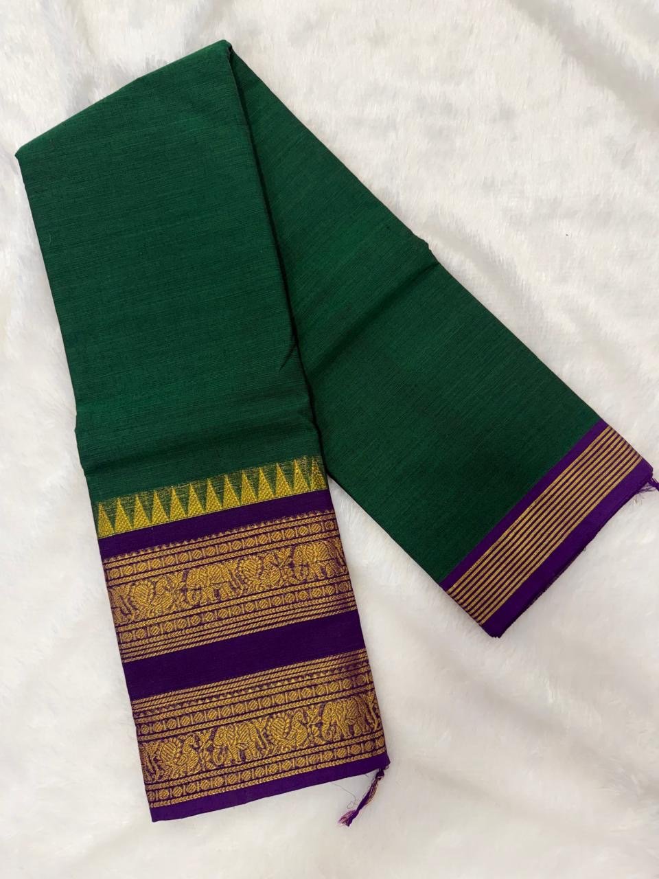 kanchi cotton Kanchi Cotton Big Border - Image 1