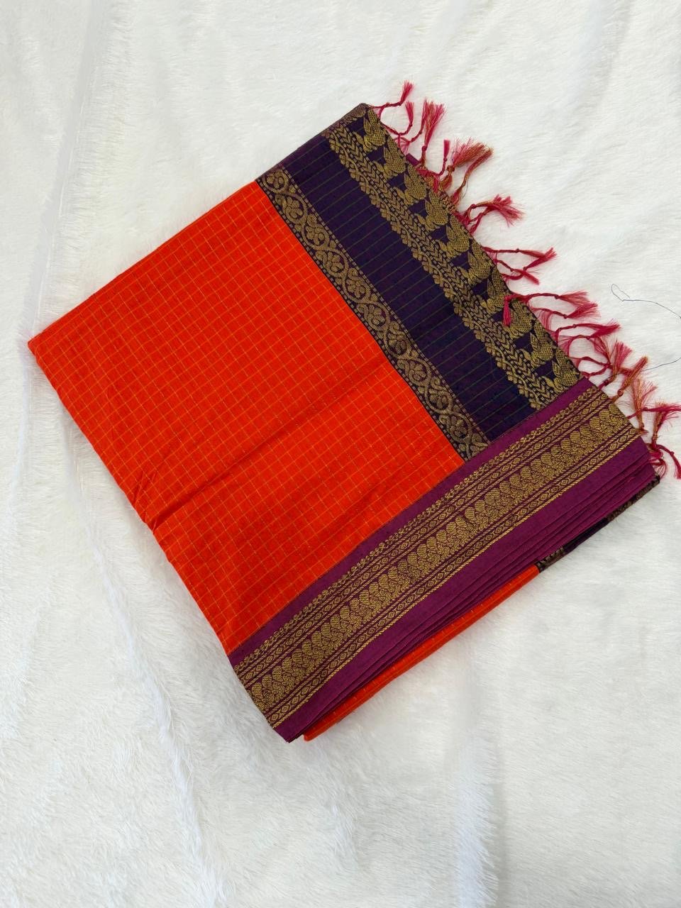 3f65f623-75a1-44d0-a2f3-a215493c2843 Checked Kalyani Cotton - Image 1