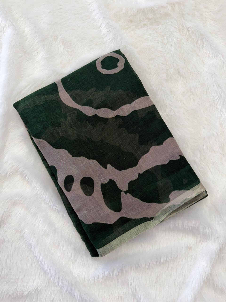 fdf9d0cc-56d0-4965-b27b-0764ed692da2 Budget Linen Cotton Bottle green - Image 1